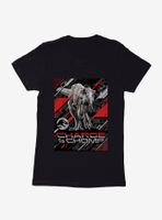 Jurassic World Charge And Chomp Womens T-Shirt