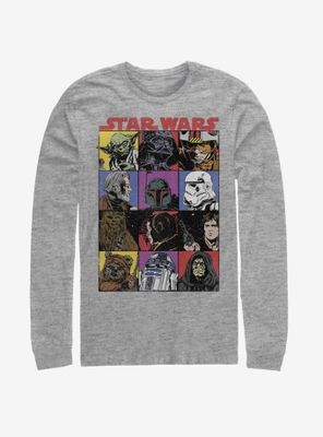 Star Wars Comic Art Long-Sleeve T-Shirt