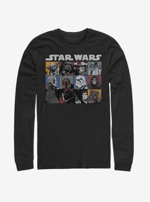 Star Wars Comic Strip Art Long-Sleeve T-Shirt