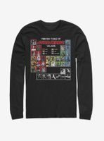 Star Wars Periodic Table Of Villains Long-Sleeve T-Shirt