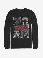 Star Wars Villain Stack Long-Sleeve T-Shirt