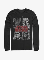 Star Wars Villain Stack Long-Sleeve T-Shirt