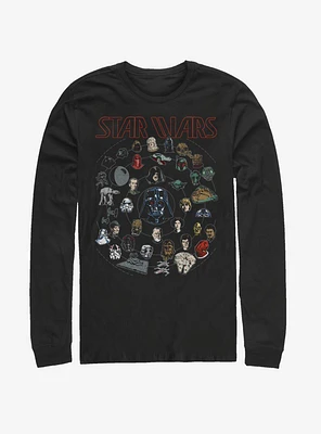 Star Wars Force Diagram Long-Sleeve T-Shirt