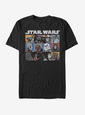 Star Wars Comic Strip Art T-Shirt