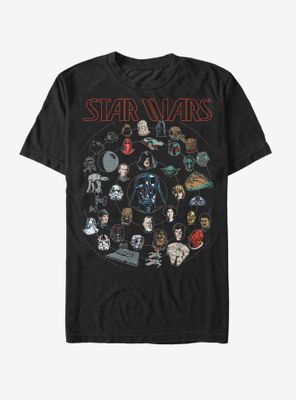 Star Wars Force Diagram T-Shirt