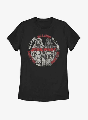 Star Wars Dark Villains Womens T-Shirt