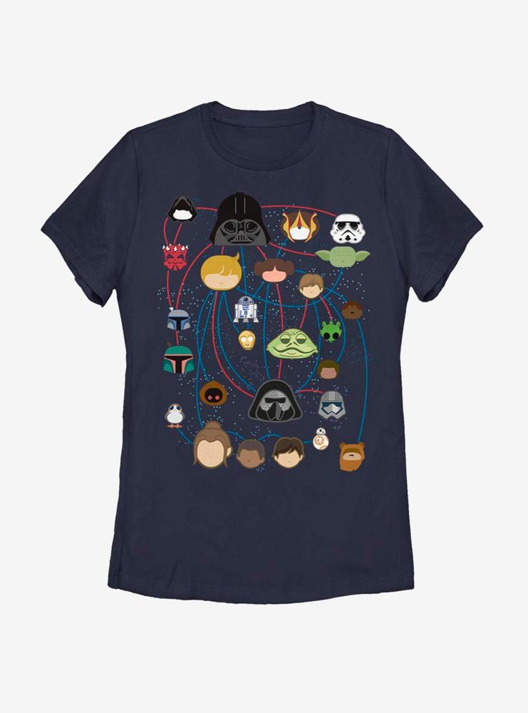 Star Wars Galaxy Connected Womens T-Shirt