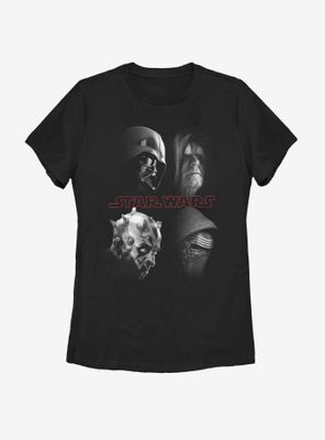 Star Wars Villains Join Us Womens T-Shirt