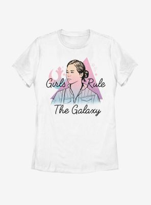 Star Wars Rose Pastel Girls Rule Womens T-Shirt