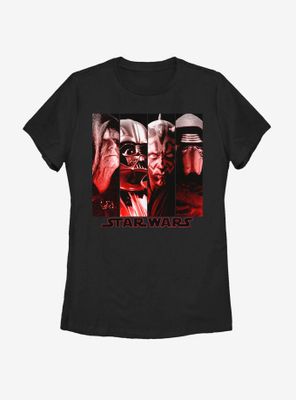 Star Wars Sith Villains Womens T-Shirt