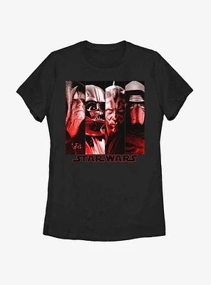 Star Wars Sith Villains Womens T-Shirt