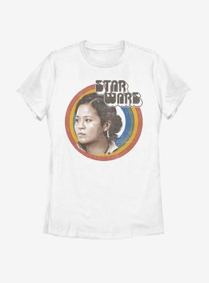 Star Wars Vintage Rose Rainbow Womens T-Shirt