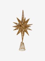 Gold Glitter Wire 3D Star Treetop