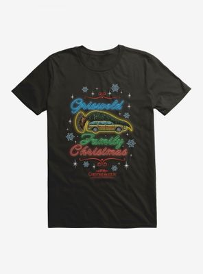 National Lampoon's Christmas Vacation Griswold Family Neon Sign T-Shirt
