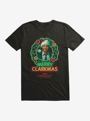 National Lampoon's Christmas Vacation Merry Clarkmas Neon Lights T-Shirt