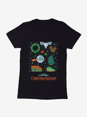 National Lampoon's Christmas Vacation Icons Womens T-Shirt