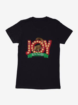 National Lampoon's Christmas Vacation Joy To The Squirrel Womens T-Shirt