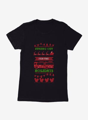 National Lampoon's Christmas Vacation Strung Out For The Holidays Womens T-Shirt