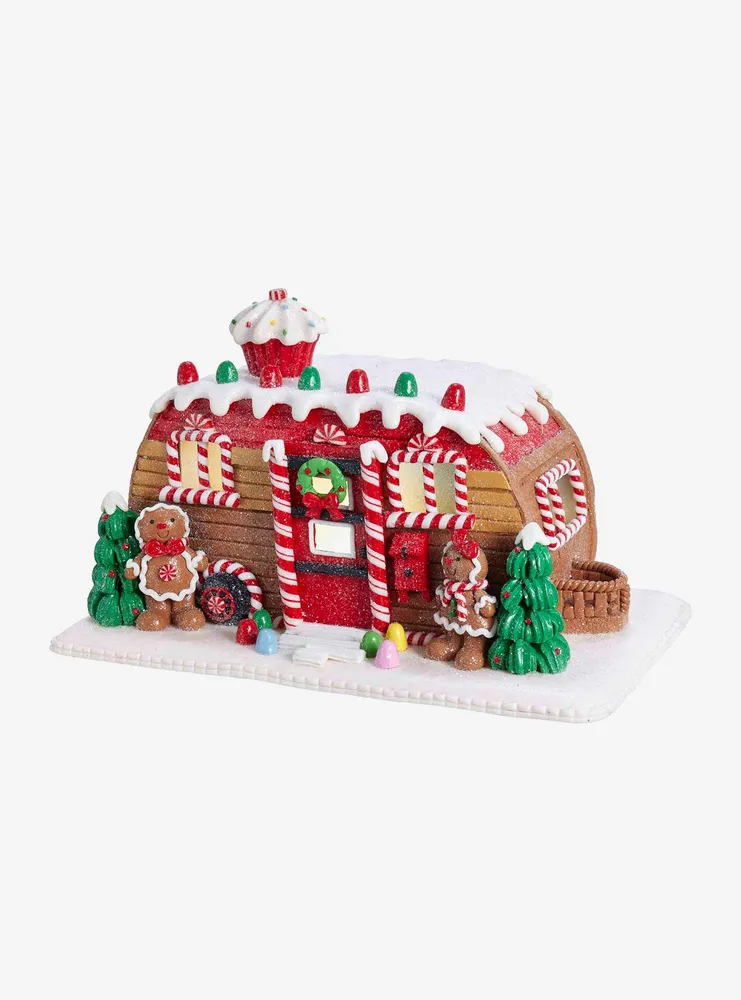 Gingerbread Camper House Table Piece