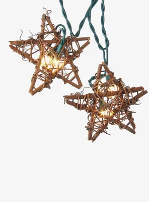 Rattan Natural Star Light Set