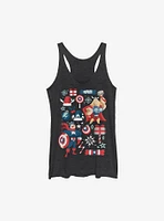 Marvel Avengers Holiday Mashup Girls Tank