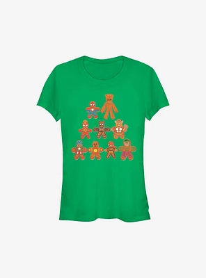 Marvel Avengers Cookie Tree Holiday Girls T-Shirt
