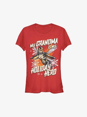 Marvel Ant-Man Holiday Grandma Wasp Girls T-Shirt