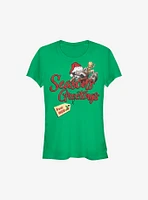 Marvel Guardians Of The Galaxy Rocket Greetings From Mom Holiday Girls T-Shirt