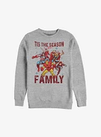 Marvel Avengers Family Season Holiday Sweatshirt