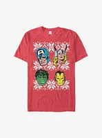 Marvel Avengers Super Heads Holiday T-Shirt