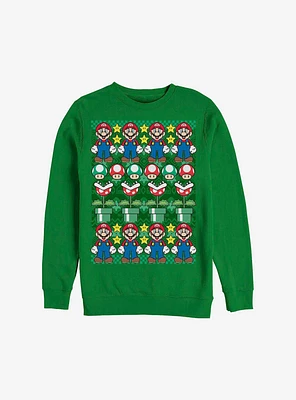 Super Mario Holiday Sweatshirt