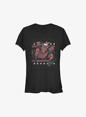 Marvel Deadpool Christmas Killer Girls T-Shirt