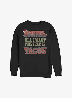 Marvel Deadpool Tacos This Year Holiday Sweatshirt