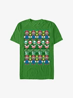 Super Mario Holiday Sweater T-Shirt