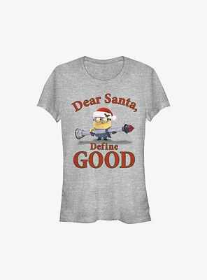 Minion Define Good Holiday Girls T-Shirt