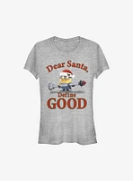 Minion Define Good Holiday Girls T-Shirt