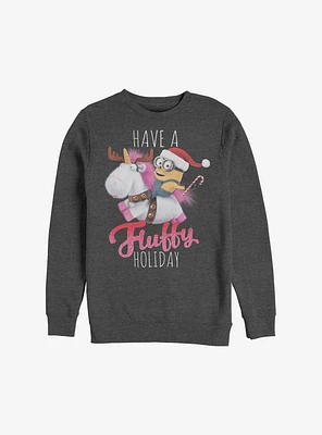 Minion Fluffy Holiday Sweatshirt