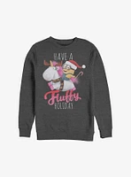 Minion Fluffy Holiday Sweatshirt