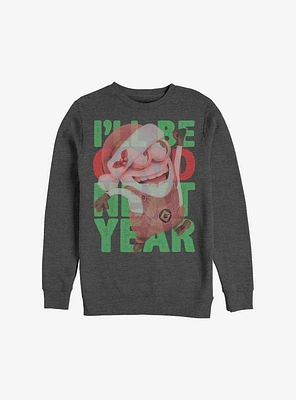 Minion Translucent I'll Be Good Next Year Sweatshirt