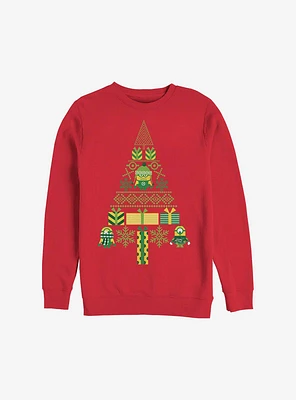 Minion Minions Tree Holiday Sweatshirt