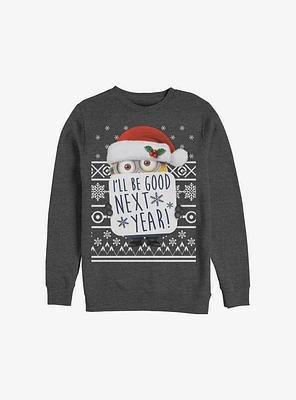 Minion I'll Be Good Next Year Holiday Sweatshirt