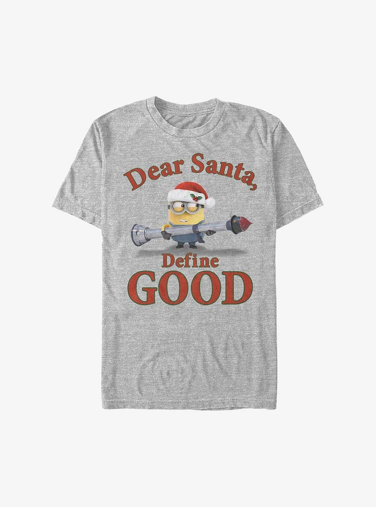 Minion Define Good Holiday T-Shirt