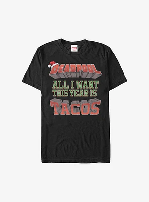Marvel Deadpool Tacos This Year Holiday T-Shirt