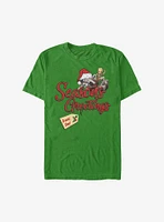 Marvel Guardians Of The Galaxy Seasons Greetings From Dad Holiday T-Shirt