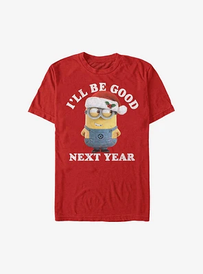 Minion I'll Be Good Holiday T-Shirt