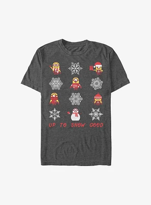 Minion Snowflake Holiday T-Shirt