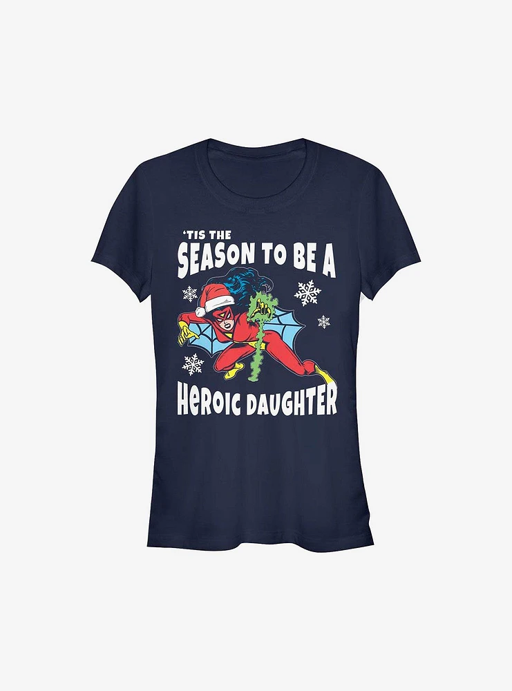 Marvel Heroic Daughter Holiday Girls T-Shirt