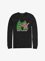 MTV Christmas Tree Logo Long-Sleeve T-Shirt