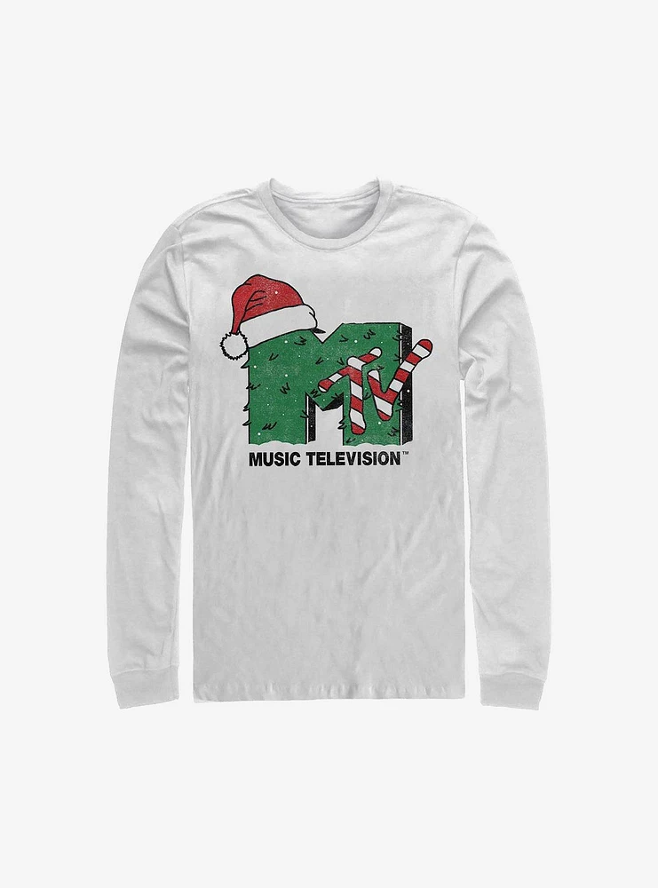 MTV Holiday Logo Long-Sleeve T-Shirt