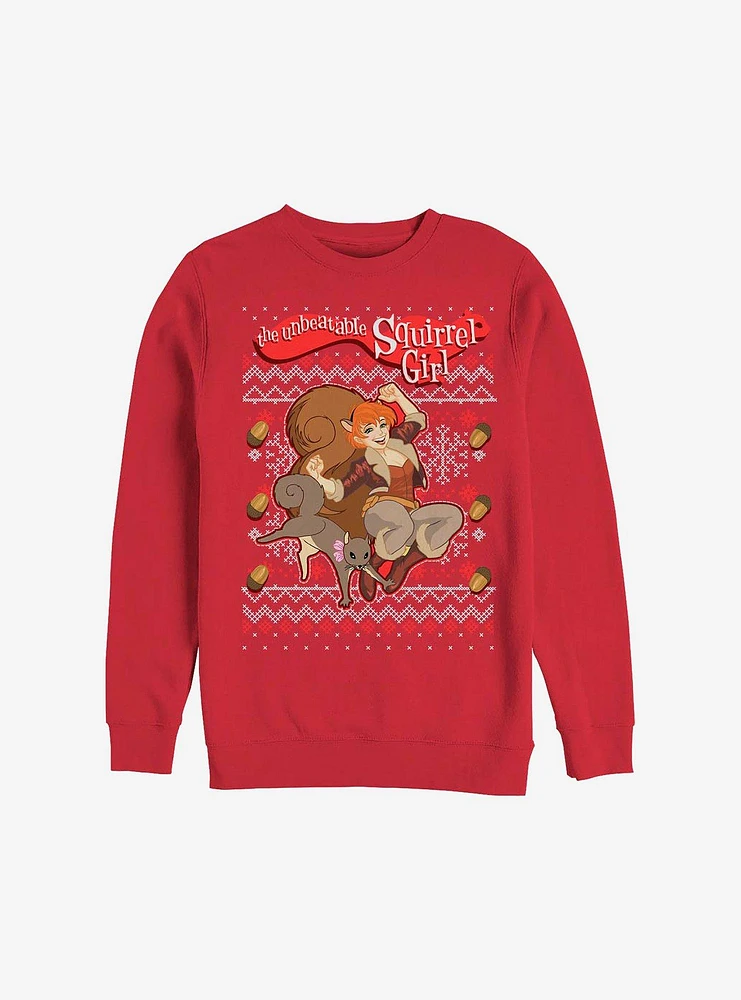 Marvel Christmas Pattern Squirrel Sweatshirt